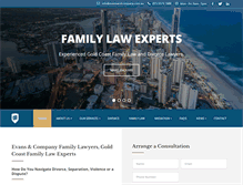 Tablet Screenshot of evansandcompany.com.au